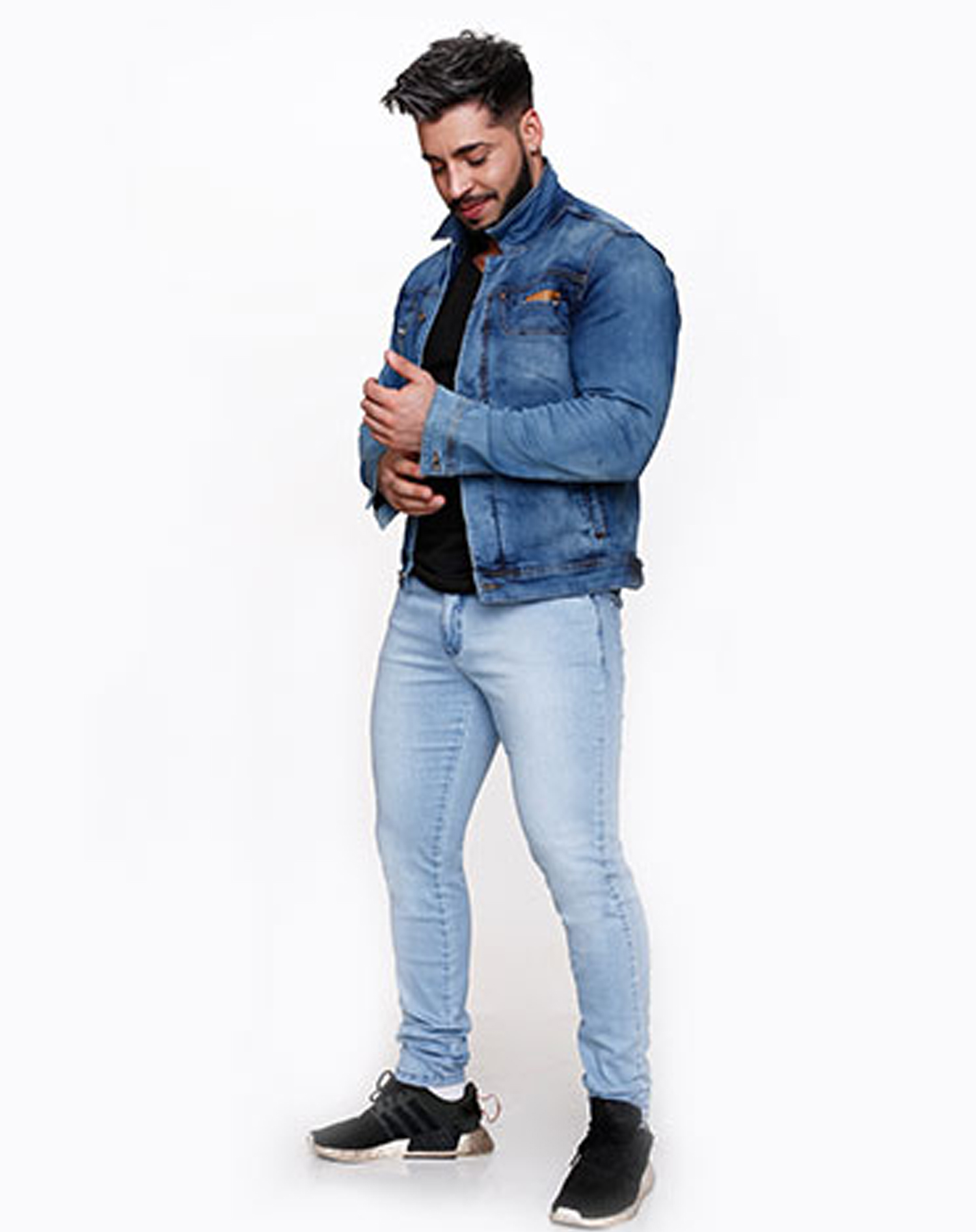 chaqueta jeans hombre