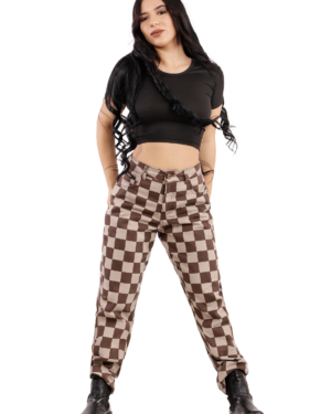 JEANS MUJER JE3054 CAFÉ