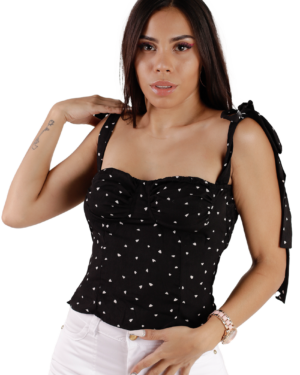 POLERA MUJER HR039-NEGRA
