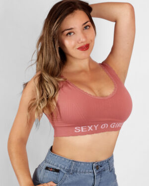 POLERA MUJER HR024ROSADO
