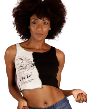 POLERA MUJER HR044B/N