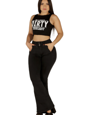 JEANS FLARE MUJER JE3818N