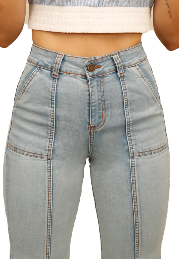 JEANS CELESTE MUJER JE3903C - Imagen 3