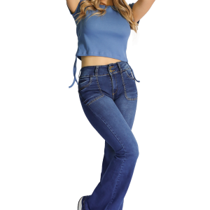 JEANS FLARE MUJER JE3909A