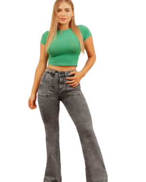 JEANS MUJER FLARE JE3914GC
