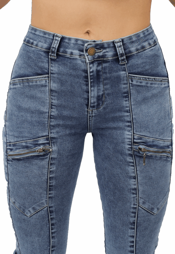 JEANS PITILLO CELESTE MUJER JE3920C - Imagen 3