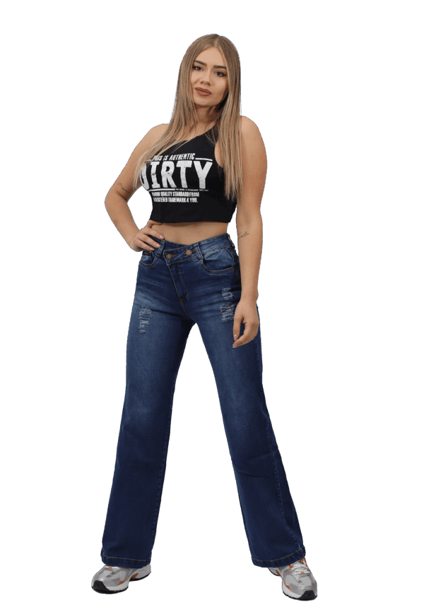 JEANS MUJER FLARE JE3918A