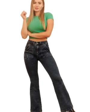 JEANS MUJER FLARE JE3914A