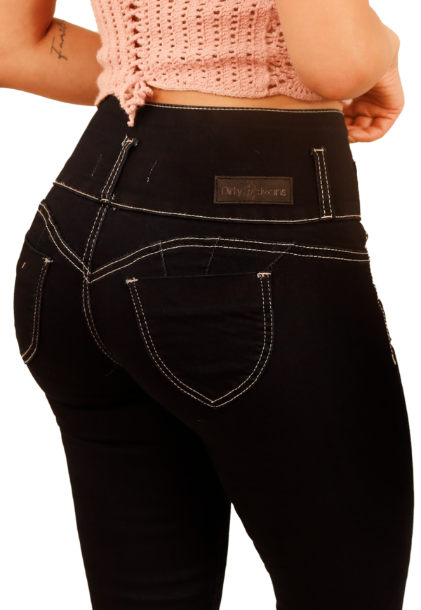 JEANS PITILLO NEGRO MUJER JE3910A - Imagen 2
