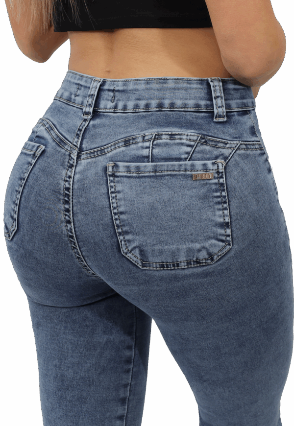 JEANS PITILLO CELESTE MUJER JE3920C - Imagen 4