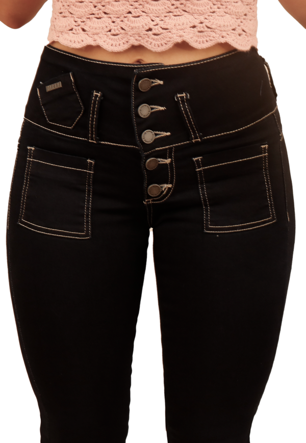 JEANS PITILLO NEGRO MUJER JE3910A - Imagen 3