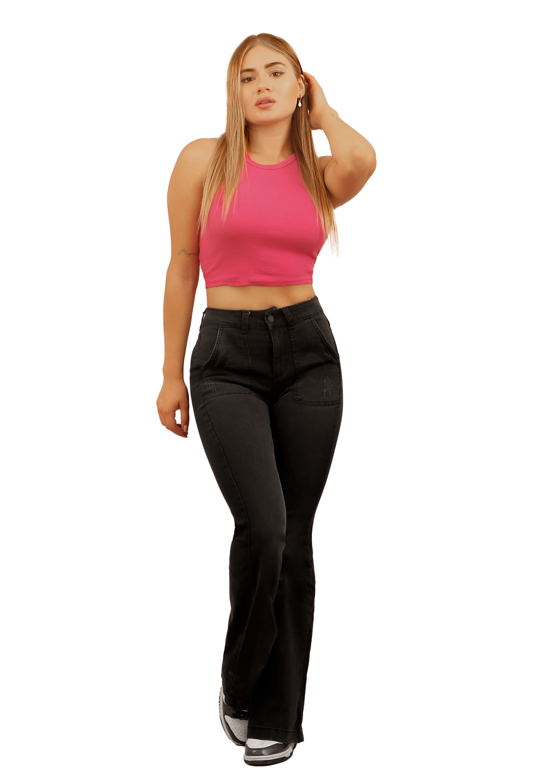 JEANS MUJER FLARE JE3914N