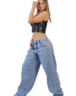 JEANS WIDE LEG MUJER JE4030C