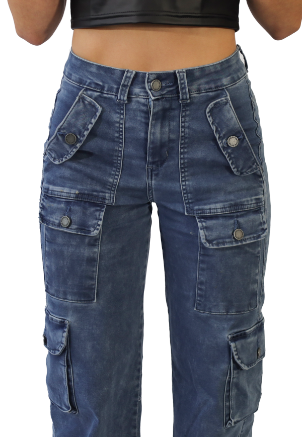 JEANS CARGO MUJER JE4020C - Imagen 2