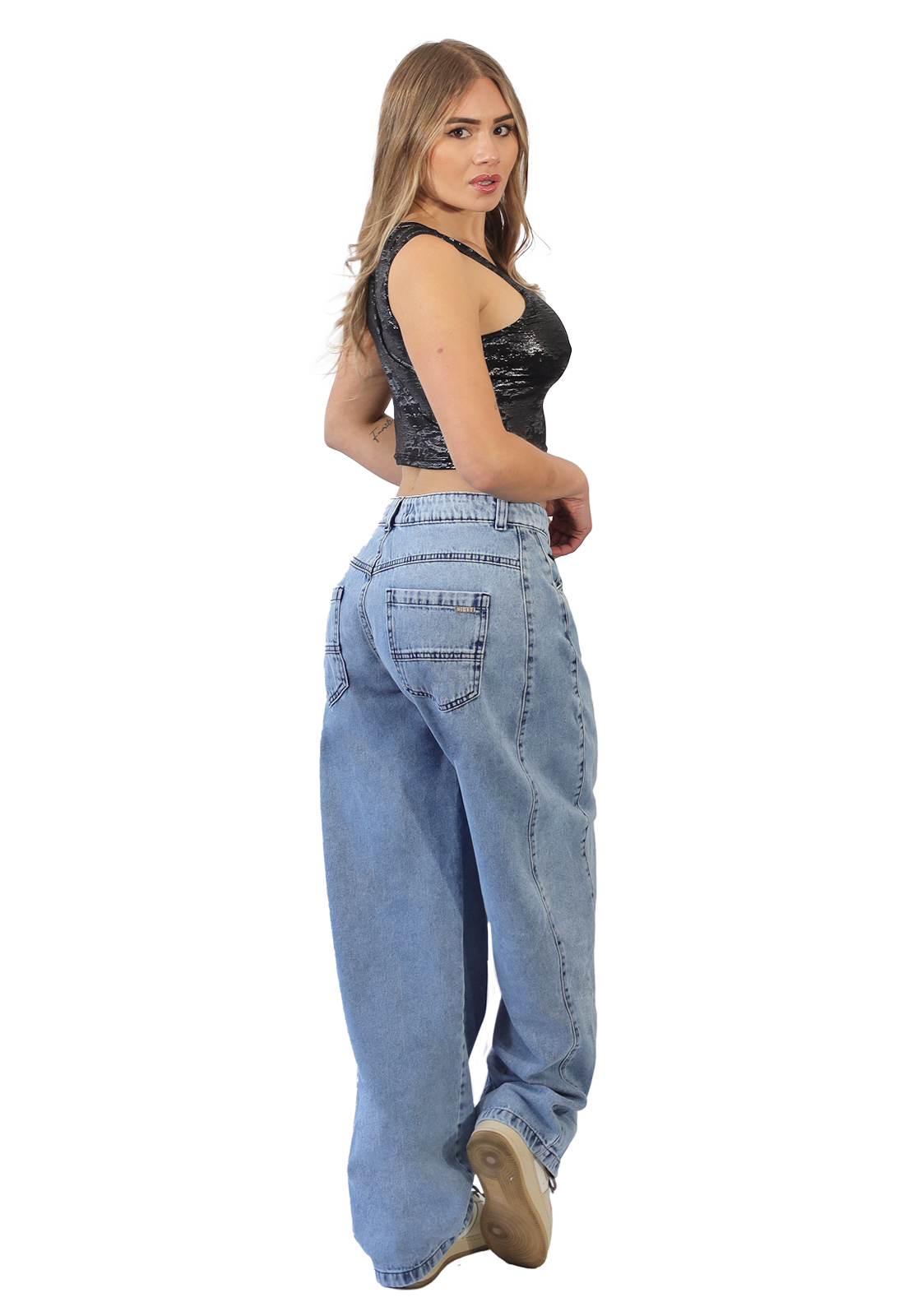 JEANS WIDE LEG MUJER JE4030C - Imagen 2