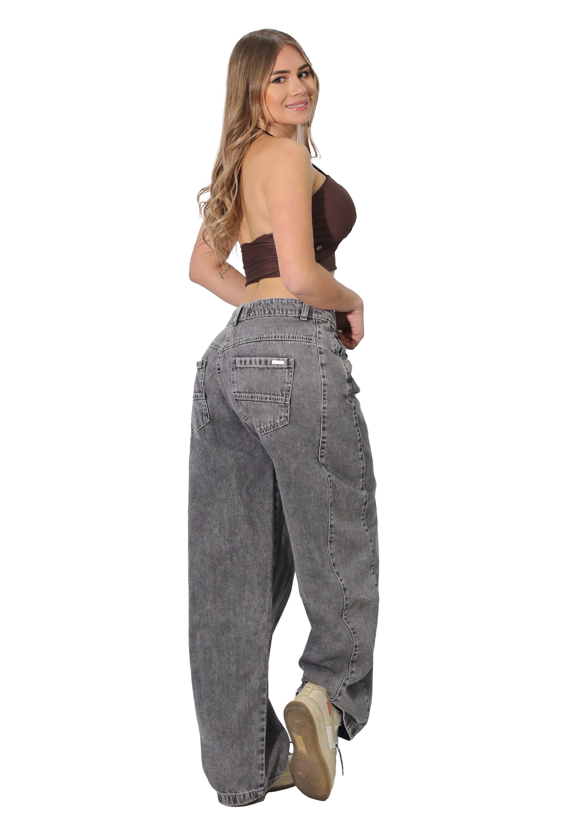 JEANS WIDE LEG MUJER JE4030GC - Imagen 4