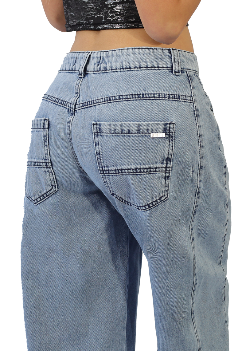 JEANS WIDE LEG MUJER JE4030C - Imagen 4