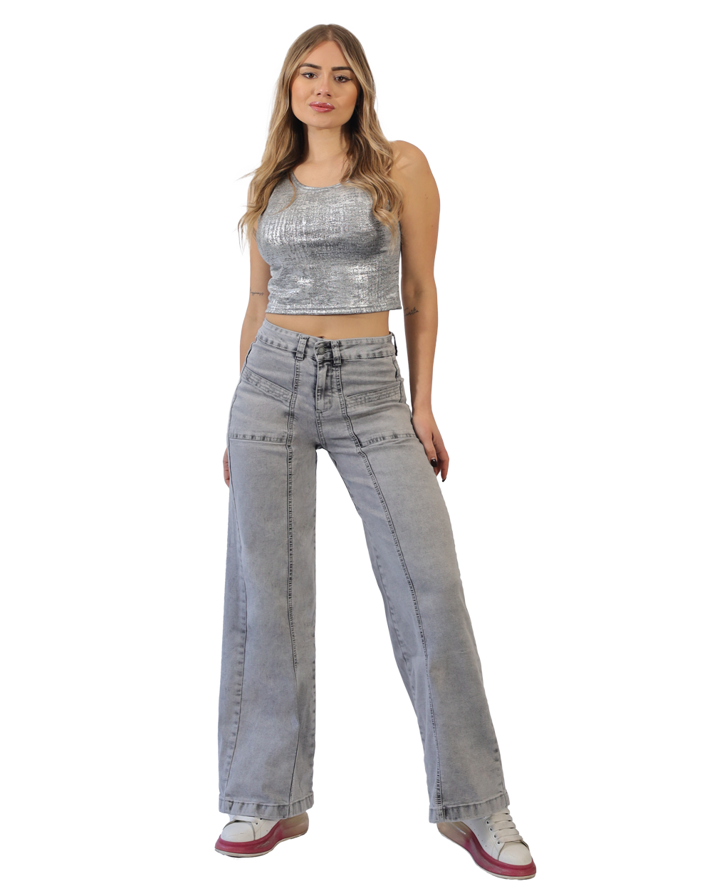 JEANS CARGO MUJER JE4028GC