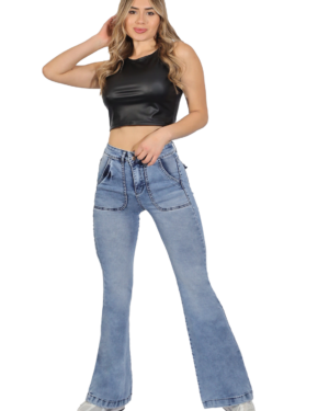 JEANS MUJER FLARE JE3914C