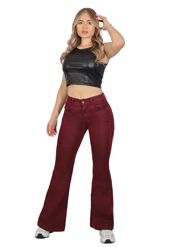 JEANS MUJER FLARE JE4107BU