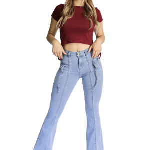 JEANS FLARE MUJER JE3908H